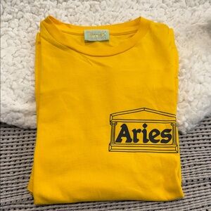 Aries Yellow Short Sleeve Tee